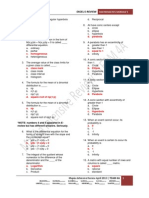 Mathematics - Module 5