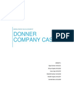 Group 1 Donner Company Case