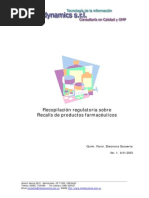 Recalls en La Industria Farmacéutica: Importancia y Recopilación.