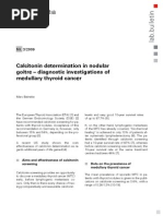 Calcitonin Determination in Nodular Goitre