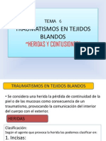 Tema 6 Heridas y Contusiones