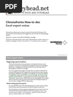 ChronoForms Excel Export Extras