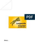 Leopards Courior Sevice Report