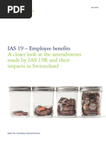 IAS 19 Employee Benefits