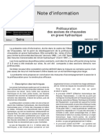 Préfissuration Des Assises de Chaussées en Grave Hydraulique