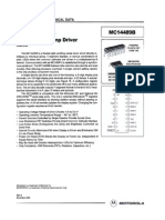 M U Iti-Character lED Display/lamp Driver Cmos: Motorola Semiconductor Technical Data