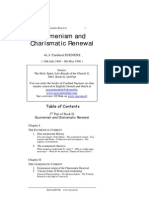 Ecumenism and Charismatic Renewal Theological and Pastoral Orientations (Malines Document II)