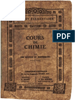 PRP - Cours de Chimie (1920)