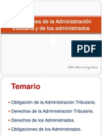 Obligaciones de La Administracion Tributaria y de Los Administrados