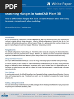 Matching Flanges in AutoCAD Plant 3D