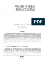 Dimensiones Sociales de La Vida y La Muerte en La Tragedia Griega