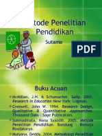 Metode Penelitian Pendidikan