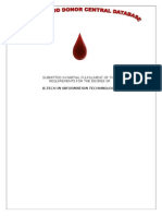 Online Blood Donation Database Management System