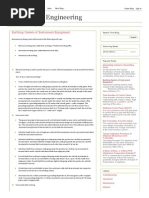 Oil and Gas Engineering - Earthing System of Instrument Equipment