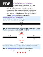 Convert Decimal To Fraction