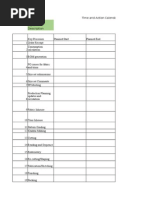 Time and Action Calendar