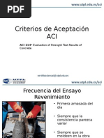 Criterios de Aceptacin Aci 214