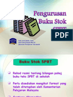 Pengurusan Buku Stok SPBT