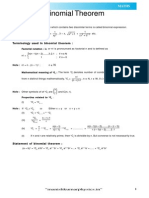 Binomial Theorem