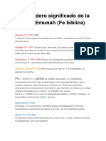 El Verdadero Significado de La Pistis y Emunah