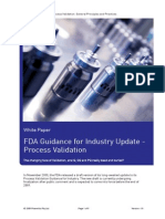 White Paper FDA Process Validation Guidance Update