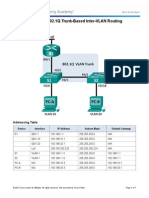 5.1.3.7 Lab - Configuring 802.1Q Trunk-Based Inter-VLAN Routing