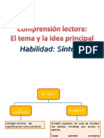 El Tema - Idea Principal