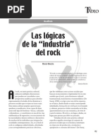 Las Lógicas de La Industria Del Rock