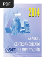 Arancel Centroamericano de Importacion 2014