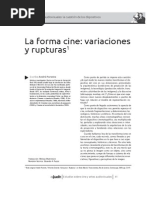 La Forma Cine: Variaciones y Rupturas