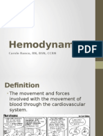 Hemodynamics: Carole Rance, RN, BSN, CCRN