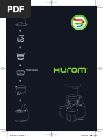 Hurom HU-500 DG Manual English