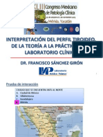 Perfil Tiroideo Interpretacion PDF