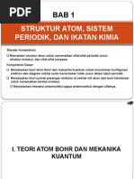 Bab 1 Struktur Atom, Sistem Periodik, Dan Ikatan Kimia