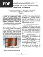 2 Simulation Study On 104 MHZ Radio Frequency Quadrupole Accelerator - ICEEE2010