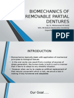 Biomechanics of Removable of Partial Dentures