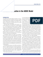 Formative Evaluation in The ADDIE Model