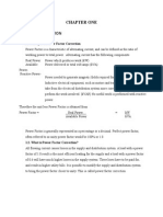 Chapter One: 1.1 Concepts of Power Factor Correction