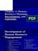 Chapter 3: Human Resource Planning, Recruitment, and Selection