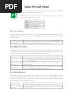 Tutorial Microsoft Project