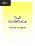 Ciclos Trabajo