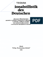 Funktionalstilistik Des Deutschen