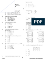 Exercise Form 2 Chapter 5 Ratios Rates Proportions I