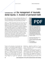 Dental Trauma Guidelines II Avulsion - Flores Anderson Andreassen