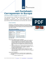 EU Demand of Carrageenan