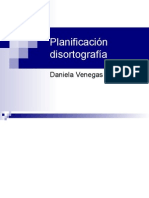 Planificación Disortografía