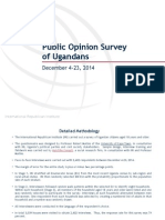 IRI Uganda Survey Public Presentation FINAL