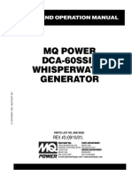 Generators Portable Supersilent DCA60SSI2 Rev 3 STD Manual DataId 19056 Version 1