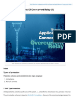 Types and Application of Overcurrent Relay PDF