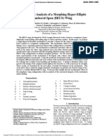 A Design and Analysis of A Morphing Hyper-Elliptic Cambered Span (HECS) Wing